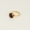 Bague en or jaune et grenat almandin