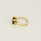 Bague en or jaune et grenat almandin