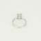 Bague en Or blanc et aigue marine