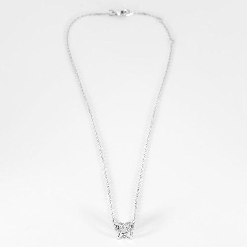 Chaumet - JEUX DE LIENS - Collier en or blanc et diamants 58 Facettes DV32854-2