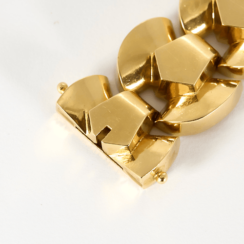 Bracelet Tank en or jaune 58 Facettes DV32324-1