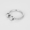 53 Dinh Van - Le cube XL - Bague en or blanc et diamants 58 Facettes DV33379-1