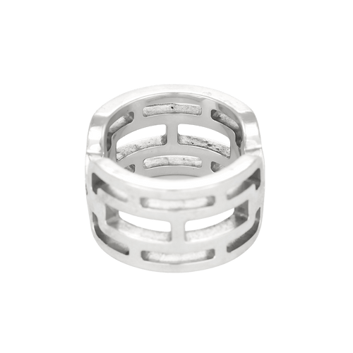 54 Hermès - Arcane- Petit Modèle - Bague en argent 58 Facettes DV32864-3