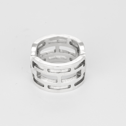 54 Hermès - Arcane- Petit Modèle - Bague en argent 58 Facettes DV32864-3