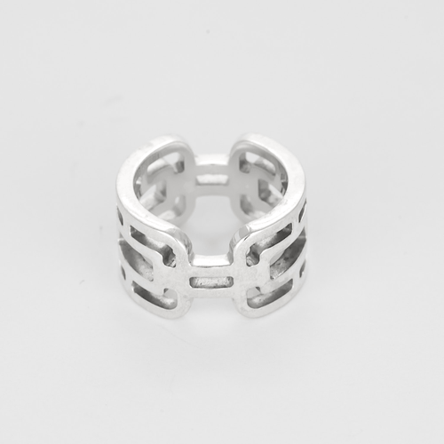 54 Hermès - Arcane- Petit Modèle - Bague en argent 58 Facettes DV32864-3