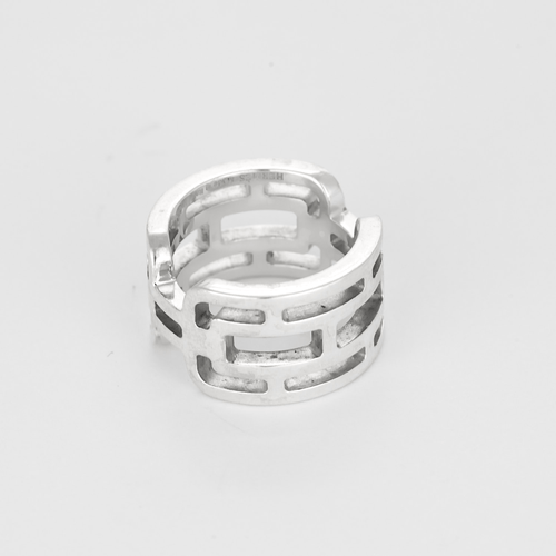 54 Hermès - Arcane- Petit Modèle - Bague en argent 58 Facettes DV32864-3