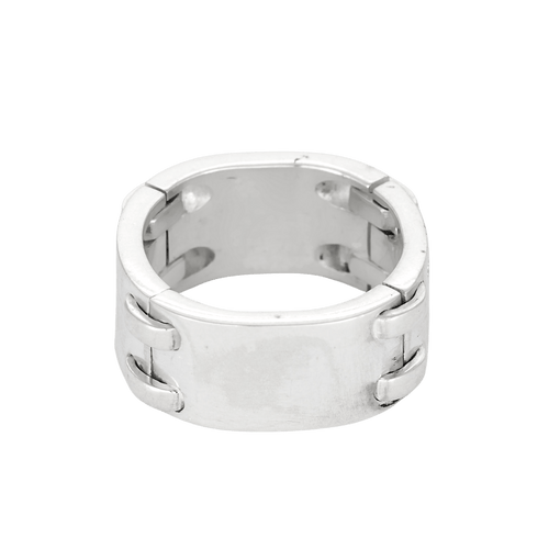 53 Hermes - Mousquetaire - Bague argent 58 Facettes DV32864-4