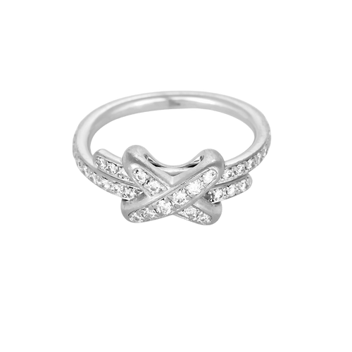 50 CHAUMET - Liens - Délicate bague en or blanc 18K (750 millièmes) 58 Facettes DV32854-1