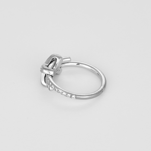 50 CHAUMET - Liens - Délicate bague en or blanc 18K (750 millièmes) 58 Facettes DV32854-1