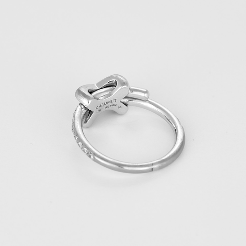 50 CHAUMET - Liens - Délicate bague en or blanc 18K (750 millièmes) 58 Facettes DV32854-1