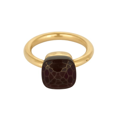 Pomellato - Nudo - Classic - Bague or rose et grenat