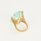 52.5 Bague en Or jaune 18k Aquamarine 58 Facettes DV32254-1