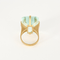 52.5 Bague en Or jaune 18k Aquamarine 58 Facettes DV32254-1