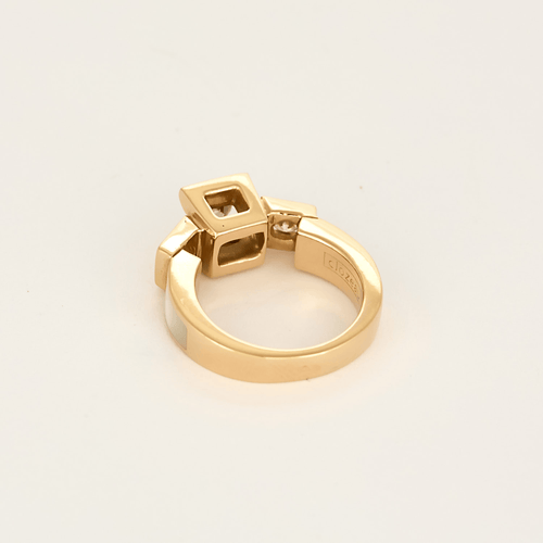 52 Bague en Or rose 18k Diamant de couleur champagne 58 Facettes DV32872-2