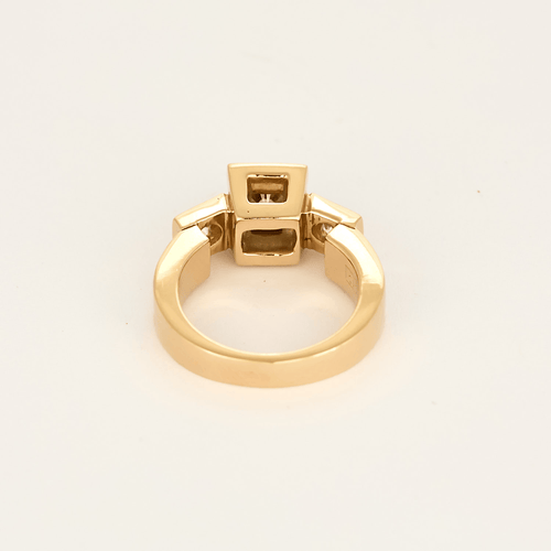 52 Bague en Or rose 18k Diamant de couleur champagne 58 Facettes DV32872-2