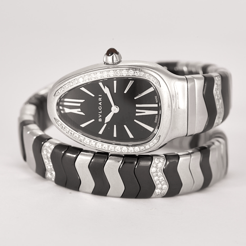 Bulgari Montre Serpenti en acier 58 Facettes DV31916-2