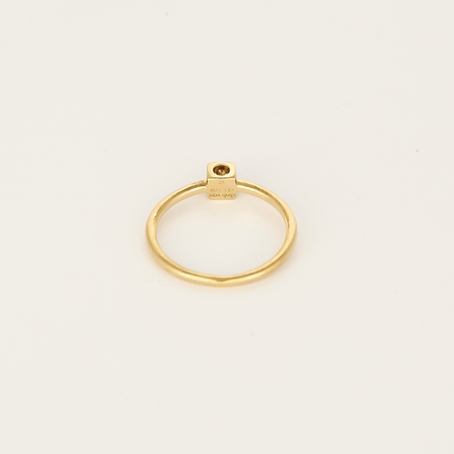 52 Dinh Van - Le cube - XS - Bague en or jaune 58 Facettes DV0997-9