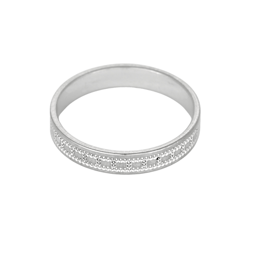55 Bague en Or blanc 18k 58 Facettes DV32385-1