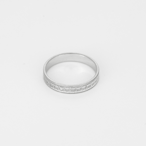 55 Bague en Or blanc 18k 58 Facettes DV32385-1