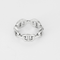 56 Hermes Bague Chaîne d'Ancre Petit modèle en argent 58 Facettes DV33267-1