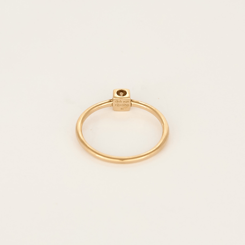 51 Dinh Van - Le cube - XS - Bague en or rose 58 Facettes DV0997-8