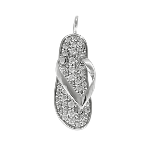 Garel Pendentif Tong en Or blanc et Diamants 58 Facettes DV32729-2