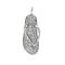 Garel Pendentif Tong en Or blanc et Diamants 58 Facettes DV32729-2