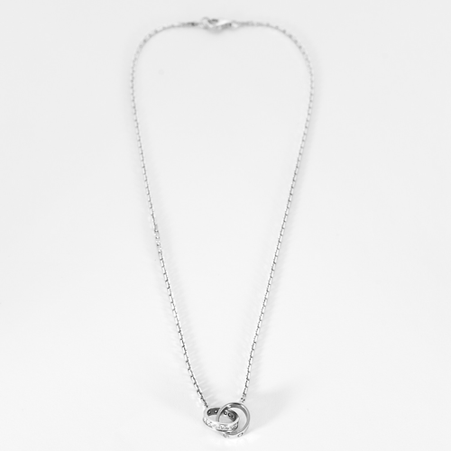 Cartier Collier Love en Or blanc 18k Diamant 58 Facettes DV32202-1