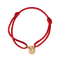 Dinh Van - Bracelet menottes R8 en or rose et cordon rouge 58 Facettes DV0997-7