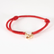 Dinh Van - Bracelet menottes R8 en or rose et cordon rouge 58 Facettes DV0997-7