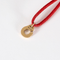 Dinh Van - Bracelet menottes R8 en or rose et cordon rouge 58 Facettes DV0997-7