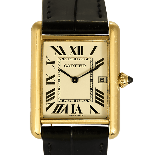 Cartier - Montre Tank Louis Cartier en or jaune 58 Facettes DV31673-1