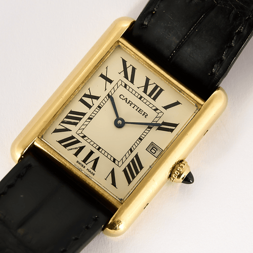 Cartier - Montre Tank Louis Cartier en or jaune 58 Facettes DV31673-1