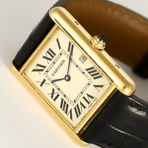 Cartier - Montre Tank Louis Cartier en or jaune 58 Facettes DV31673-1