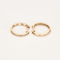 Paire d'anneaux d'oreilles en or rose et diamants 58 Facettes DV5707-20