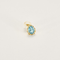 Boucles d'oreilles puces en or jaune et topaze 58 Facettes DV5707-16