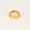 54 Élégante bague en or jaune ciselée et diamant 58 Facettes DV33869-4