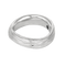 54 Élégante bague en or blanc ciselée et diamant 58 Facettes DV33869-5