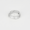 54 Élégante bague en or blanc ciselée et diamant 58 Facettes DV33869-5