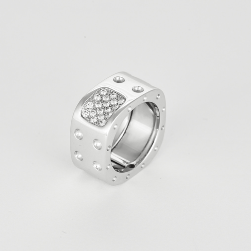 52 Roberto Coin - Bague en or blanc et diamants 58 Facettes DV33829-1