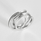 53 DINH-VAN - Spirale - Bague or blanc et diamants 58 Facettes DV33869-1