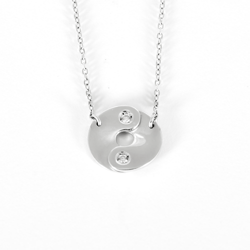 DINH VAN - Double Sens - Collier en or blanc et diamants 58 Facettes DV33869-6