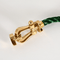 FRED - Force 10 - Grand modèle - Bracelet en or rose, cordon vert 58 Facettes DV33842-1
