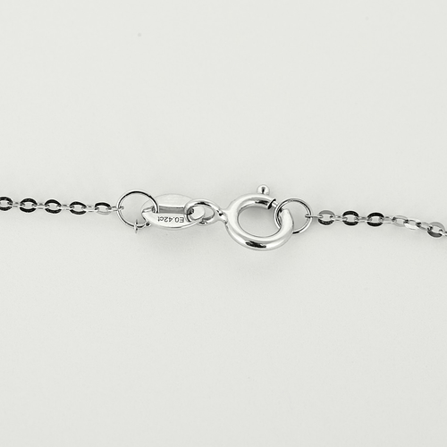 Collier en or blanc, émeraude et diamants 58 Facettes DV34030-7