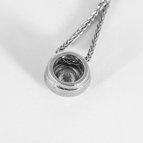 Collier en or blanc et diamants : 0,20 carat environ 58 Facettes DV34030-9