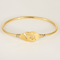 DINH VAN - Menottes R12 - Élégant bracelet en or jaune et diamants 58 Facettes DV33748-1