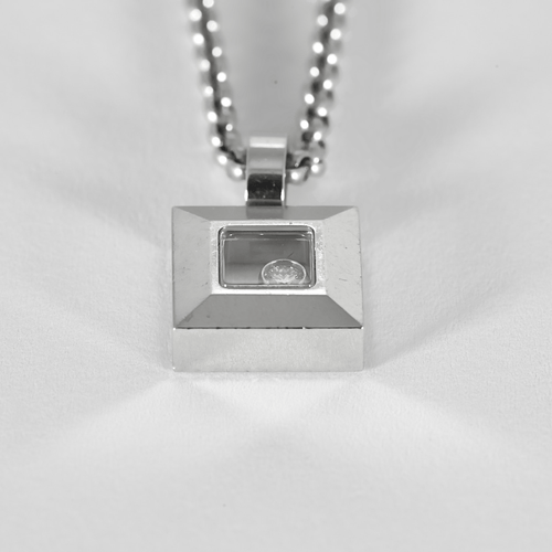 CHOPARD - Happy Diamond - Collier en or blanc et diamant 58 Facettes DV33831-5