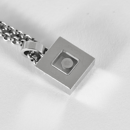 CHOPARD - Happy Diamond - Collier en or blanc et diamant 58 Facettes DV33831-5