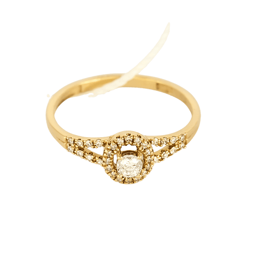 51 MAUBOUSSIN - VIE, LIBERTÉ & AMOUR - Bague en or jaune, diamants : 0,10 carat 58 Facettes DV32144-2