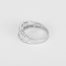 51 Bague jonc en or blanc, diamants taille baguette et taille brillant 58 Facettes DV34030-12